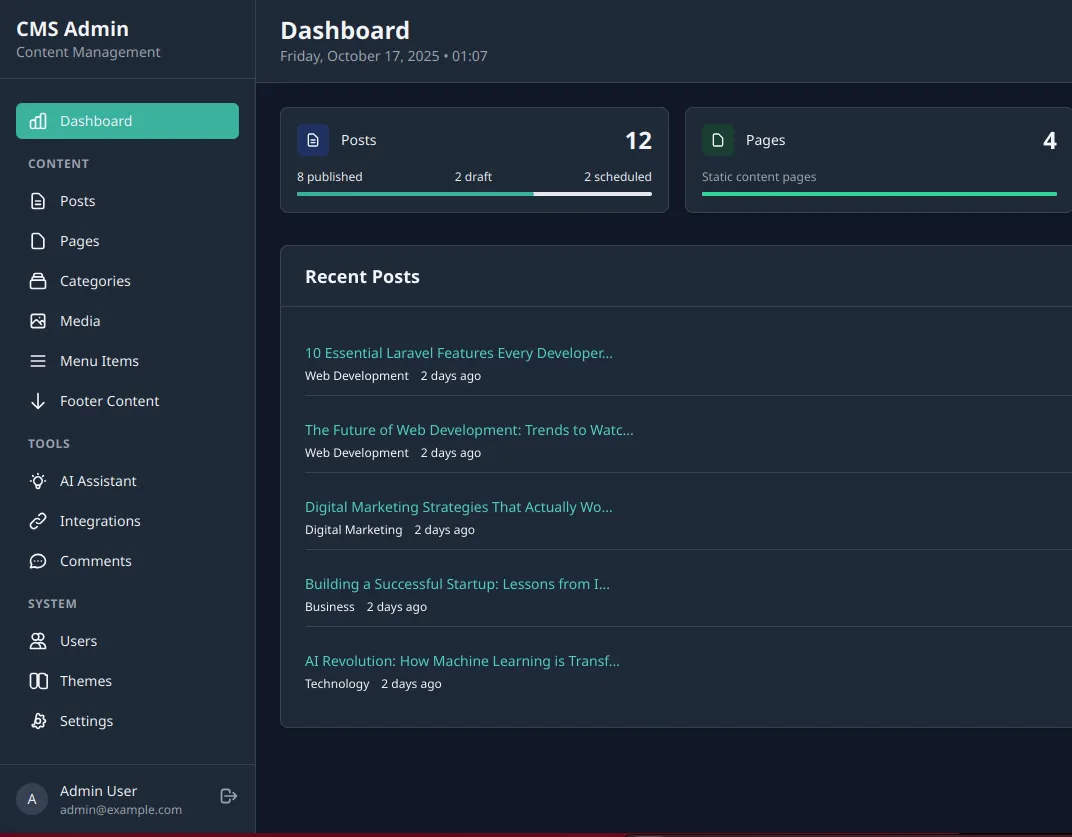 Headless CMS (In Progress)