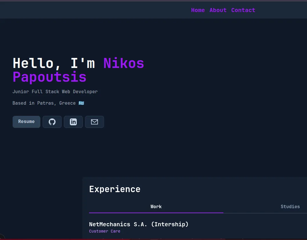 This Portfolio Website